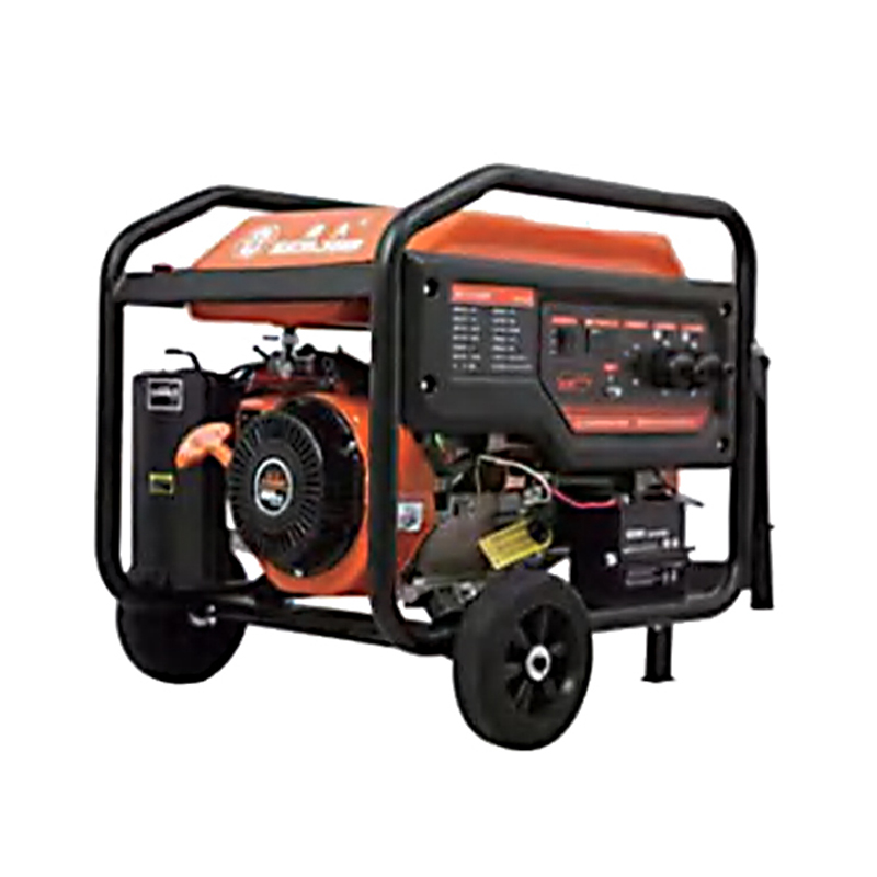 Can a 9kW gasoline generator power an air conditioner and a welding machine simultaneously?